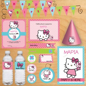 Hello Kitty πάρτυ σετ